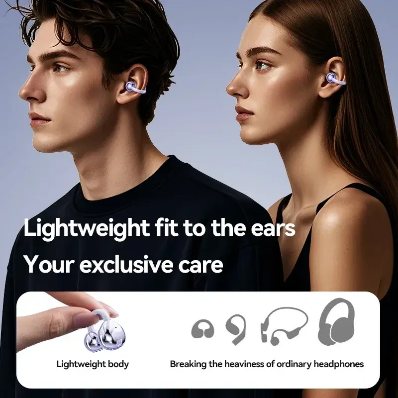 XIAOMI M91 Ear Clip Wireless Earphone New Open Ear Sport Bluetooth 5.4 Headphone ENC Noise Cancelling Headset with Mic