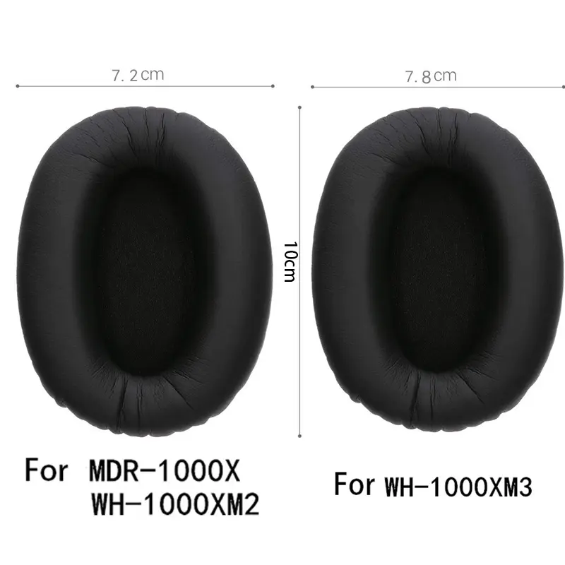 Ear Pads for Sony WH-1000XM2 WH-1000xm3 WH-1000XM4 Headphones High Quality Foam Ear Pads Cushions With Buckle Cotton Pad
