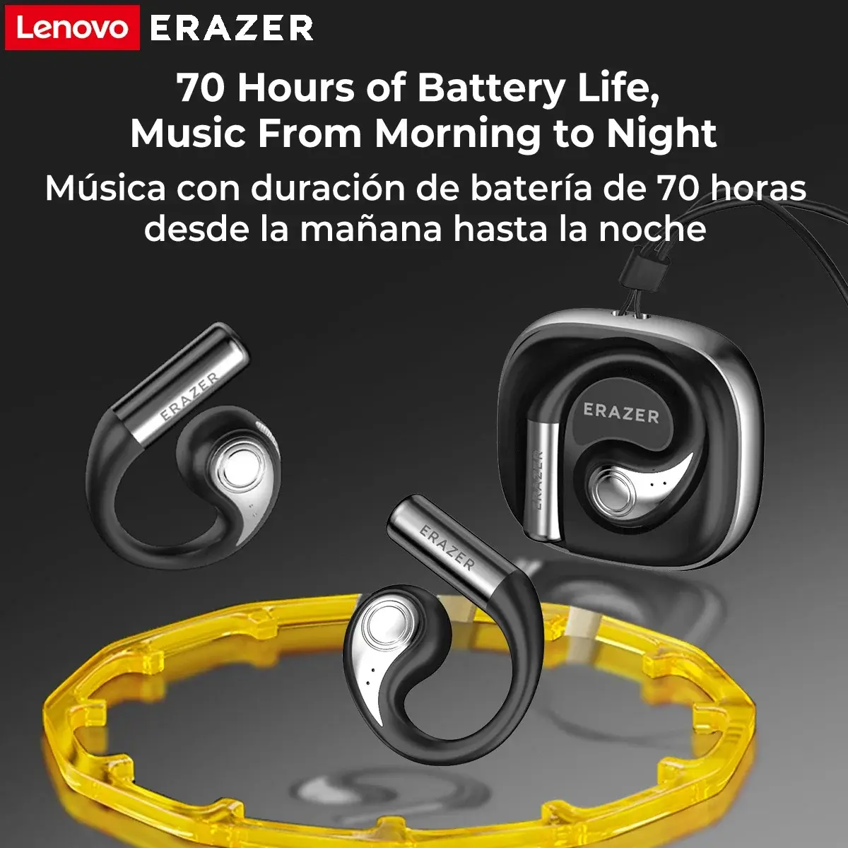 Erazer XP8 Bluetooth Earphones OWS Gaming Earphones Comfortable Wireless Headphones Touch Control 70 Hours Ultra-Long Life