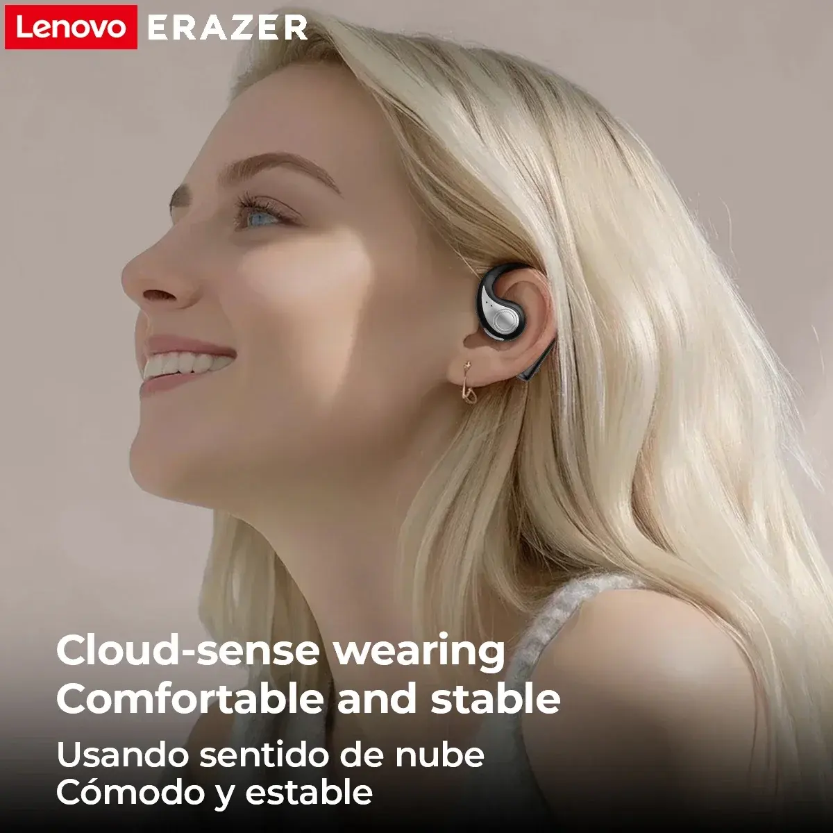Erazer XP8 Bluetooth Earphones OWS Gaming Earphones Comfortable Wireless Headphones Touch Control 70 Hours Ultra-Long Life