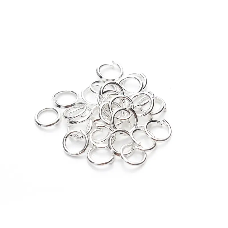 50-200pcs Wholesale Bronze Silver Gold Rhodium Color Jump Rings Split Rings Link Loop Rings 4mm 6mm 8mm for DIY Jewelry Findings