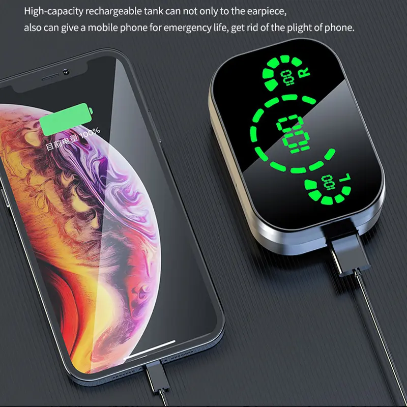 Soleeanre Wireless Headphones Earphone Bluetooth Hifi Stereo Sport Earbuds Headset Gamer Hearing Aid With Mic Handfre
