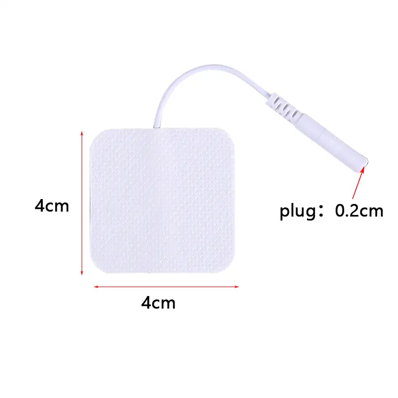 10pcs Non-woven Pin-type with Tail Patch Electrode Patch Electrode Pads for Tens Digital Massage Device