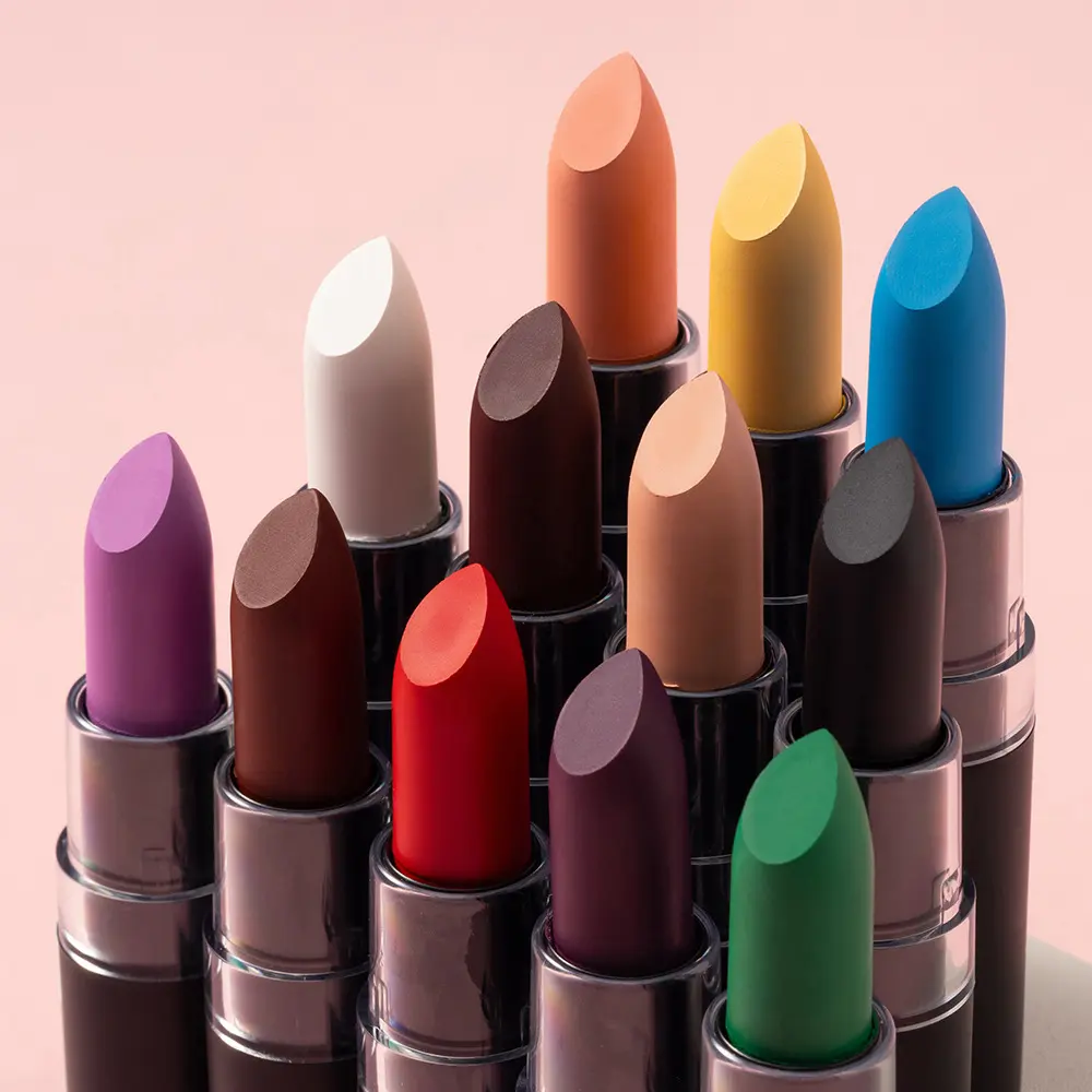 12 Colors Waterproof Blue Matte Lipstick Makeup Green Black Lipstick Long-lasting Purple Lip Stick Halloween Cosmetics for Women