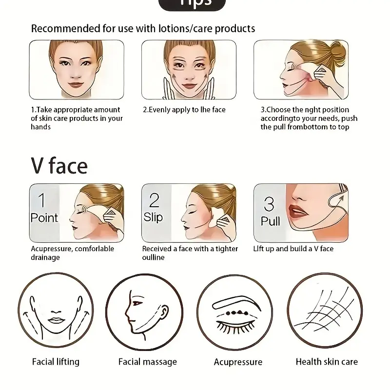 1pc Heart-shaped Resin Scraping Board Heart-shaped Facial and Eye Massage Scraping Tool Facial and Neck Cupping Beauty Massage B