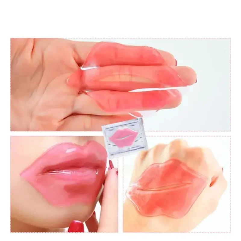 20PCS Crystal Collagen Lip Mask Moisturizing Lip Patches Beauty Lips Plumper Hydrating Beauty Lips Masks Skin Care Cosmetics