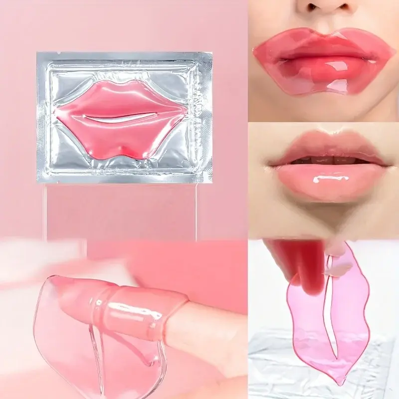 20PCS Crystal Collagen Lip Mask Moisturizing Lip Patches Beauty Lips Plumper Hydrating Beauty Lips Masks Skin Care Cosmetics