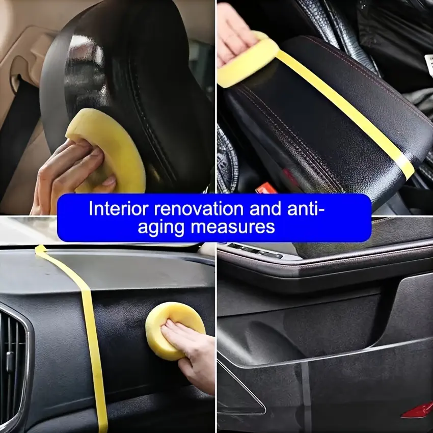 Car interior wax, breathable, brightening without feeling stuffy, dust-proof, anti-static and anti-fingerprint