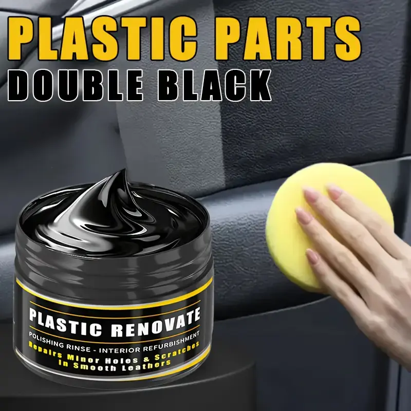 Plastic and care kits-Plastic restorer for dashboards,trim,panels,plus moisturizing cream for faded or aged car interior seats