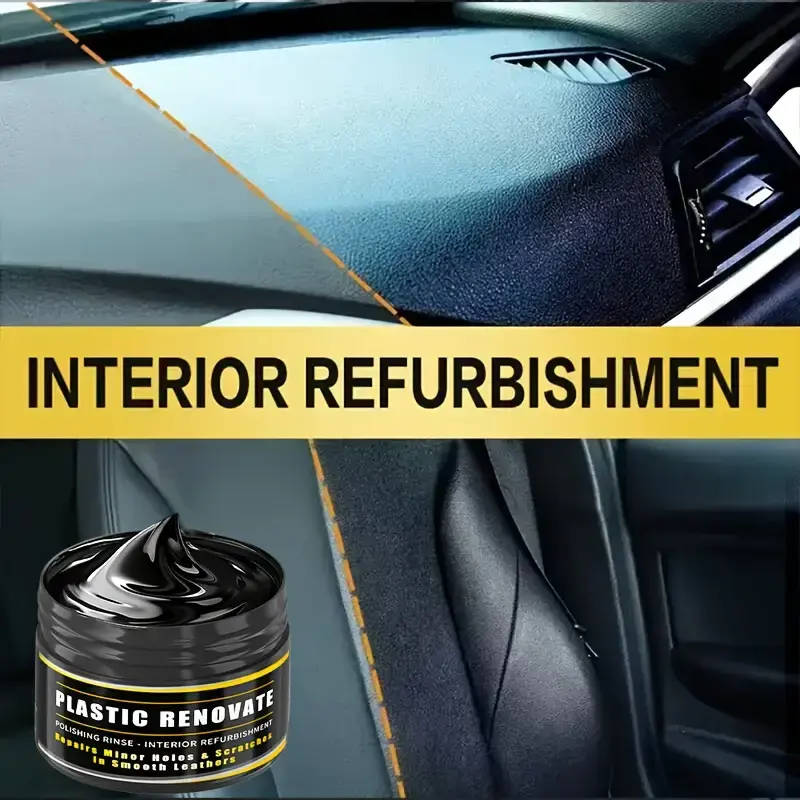Plastic and care kits-Plastic restorer for dashboards,trim,panels,plus moisturizing cream for faded or aged car interior seats