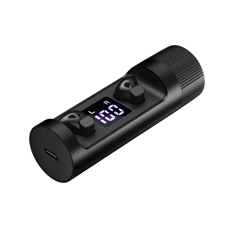 New Wireless Bluetooth Headset K6 Metal Rotating Earbuds TWS Esports Gaming Headset Low Latency In-Ear Digital Display Headset
