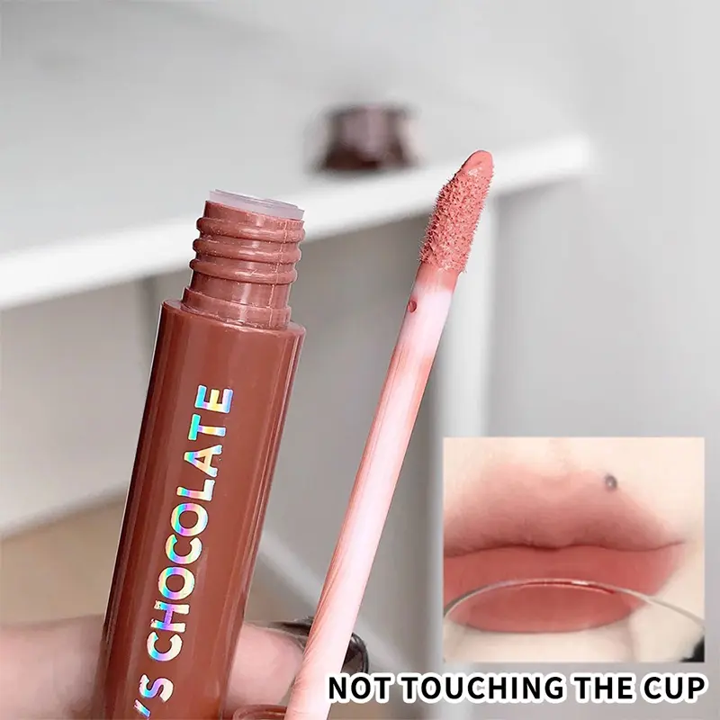 Chocolate five lip glaze set Mist matte lipstick girl student