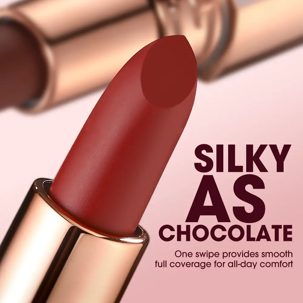O.TWO.O Matte Lipstick Lip Tint 8 Colors Waterproof Long Lasting Non-stick Cup Sexy Highly Pigmented Velvet Lip Sticks Lip Stain
