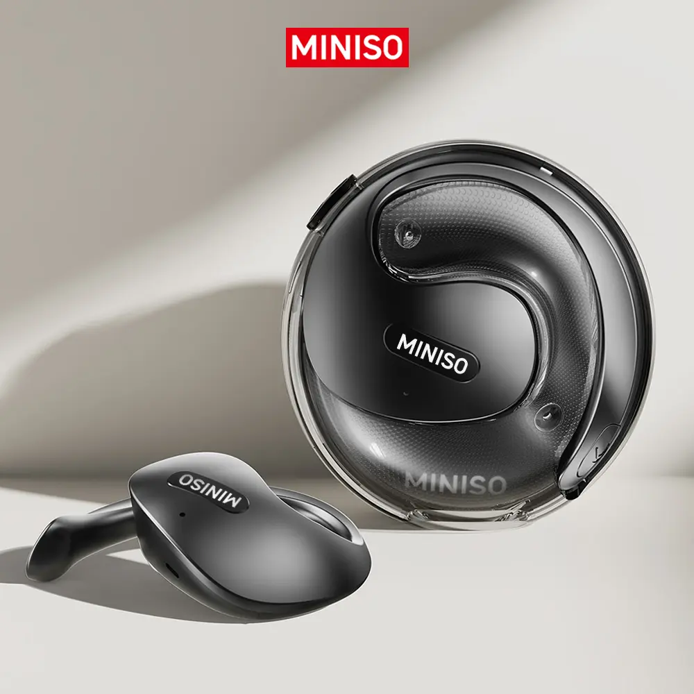 MINISO X15 PRO OWS Bluetooth Headset 5.4 Bluetooth  EarphonesButton Control Noise Cancelling Ear Hanging Headphones With Mic