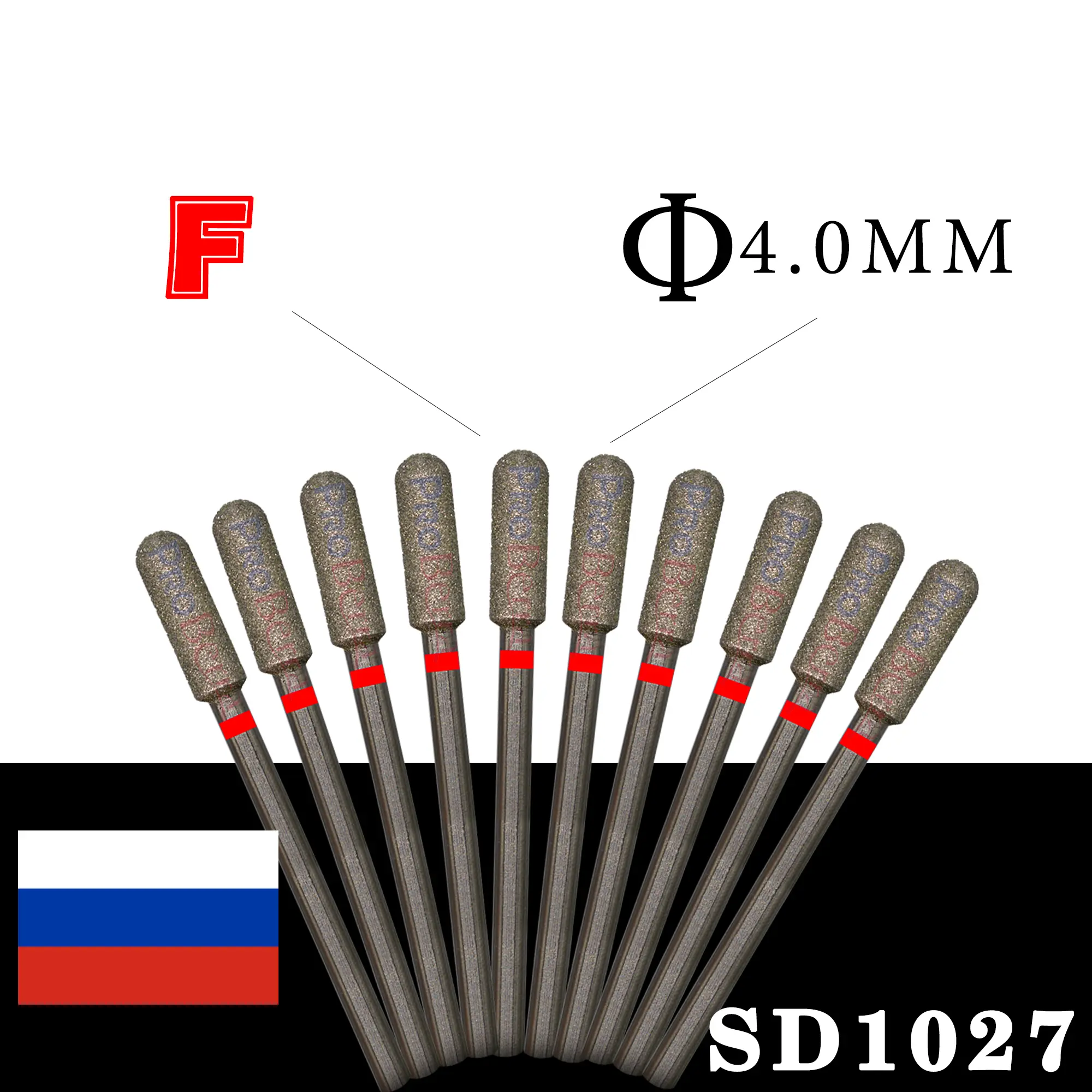wholesale 10 piece Diamond nail drill bits for nail Manicure  Manicure Cuticle Clean Pedicure accesories
