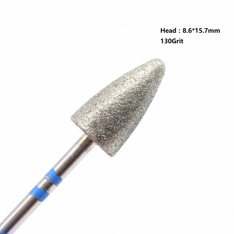 #60 #130 #180 Diamond Pedicure Drill Bit 3/32" Rotary Burr Manicure Bits Drill Accessories Nail Drill Bit Foot Care Tools