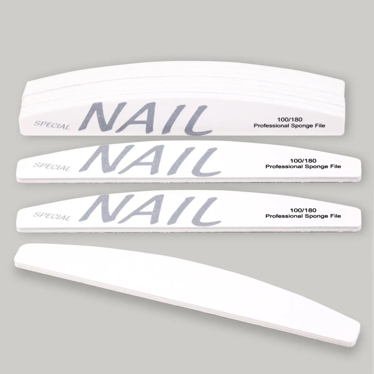 1/2/4pcs nail rubbing and polishing strip nail special double-sided sponge rubbing and polishing strip nail repair tool