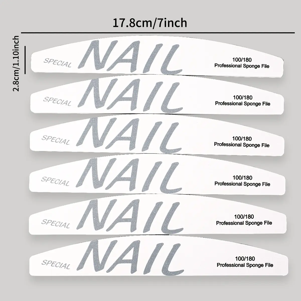 1/2/4pcs nail rubbing and polishing strip nail special double-sided sponge rubbing and polishing strip nail repair tool