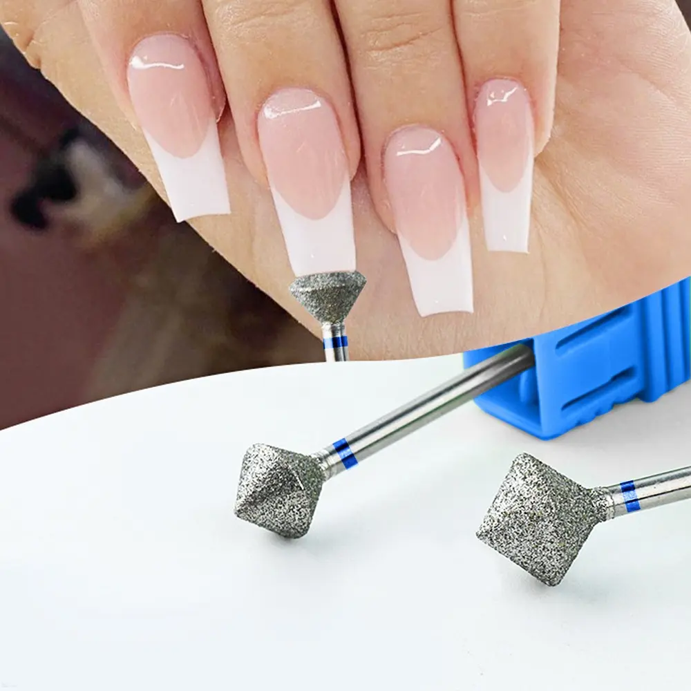 1Pcs Diamond Nail Drill Bits Rotary Cuticle Clean Burr 3/32" Manicure Bit Drill Machine Accessories