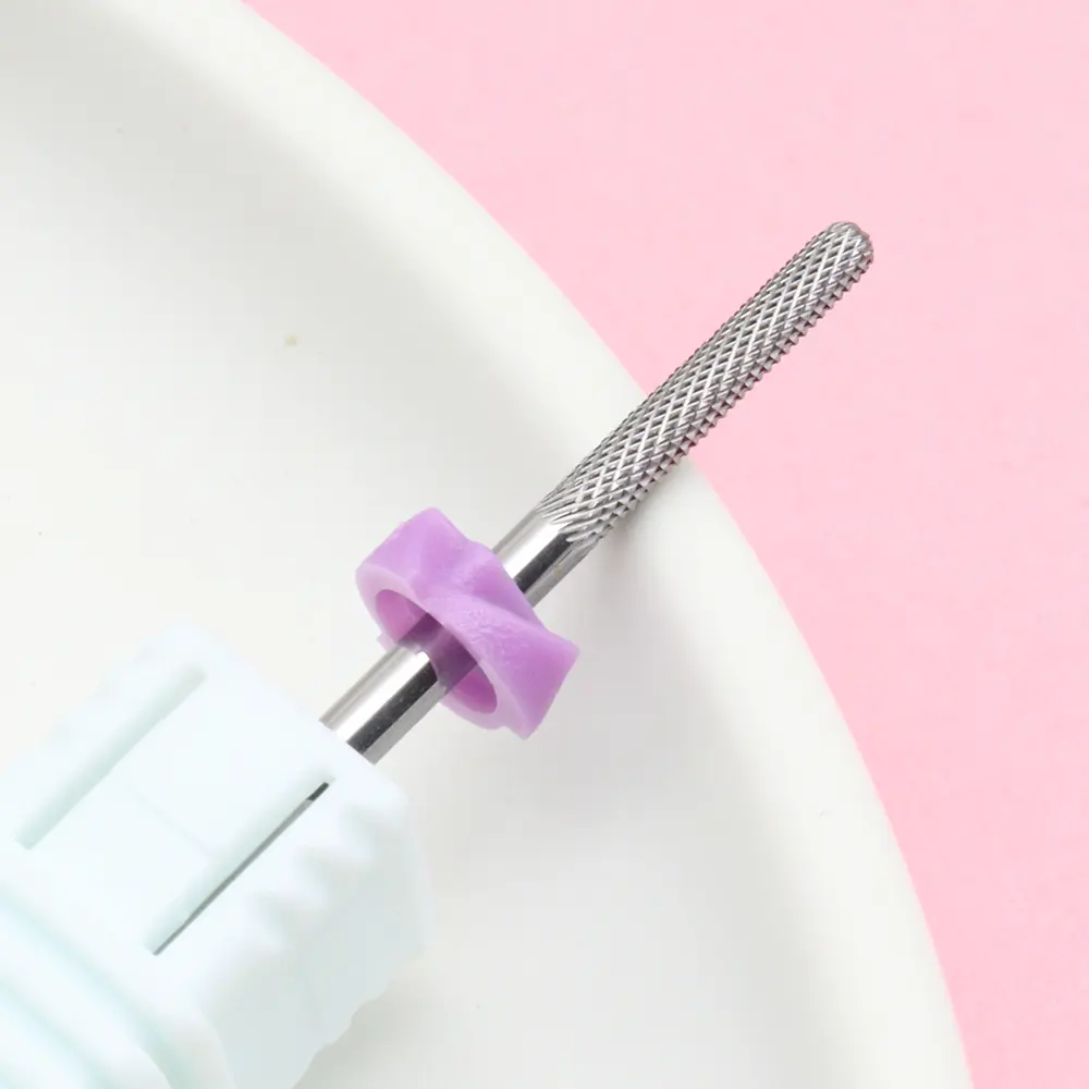 Professional Carbide Nail Drill Bits - 3/32" Fit,Smooth Round Top for Acrylic, Gel & Natural Nails - Odorless Pedicure & Manicur