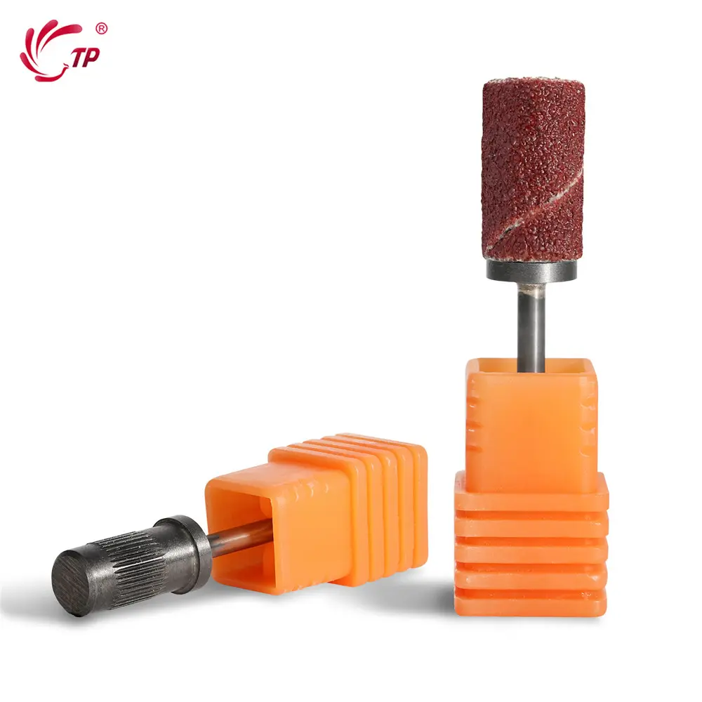 Nail Drill Bit Stainless Steel Pedicure Grinding Cap Professional Salon Nail Tools Pedicure Cutters for Pedicure Sanding Mandrel