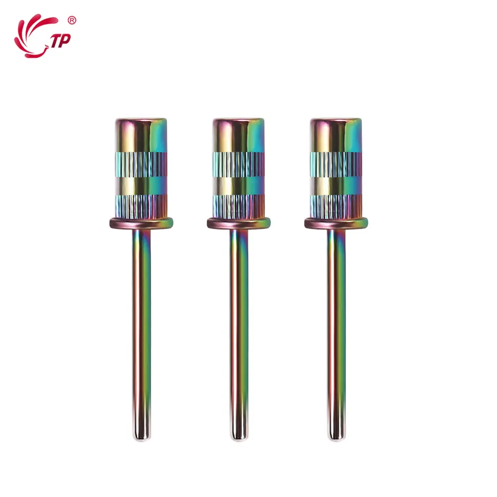Nail Drill Bit Stainless Steel Pedicure Grinding Cap Professional Salon Nail Tools Pedicure Cutters for Pedicure Sanding Mandrel