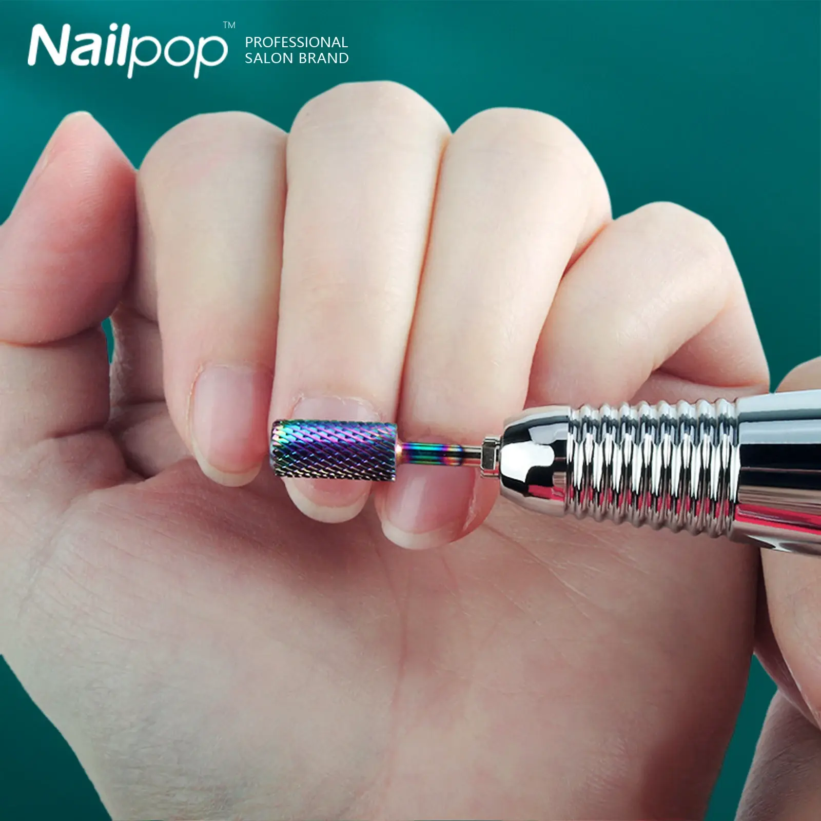 Nailpop Nail Drill Bits For Electric Drill Manicure Machine Accessory Equipment Milling Cutter Nail Files Remove Gel Tools