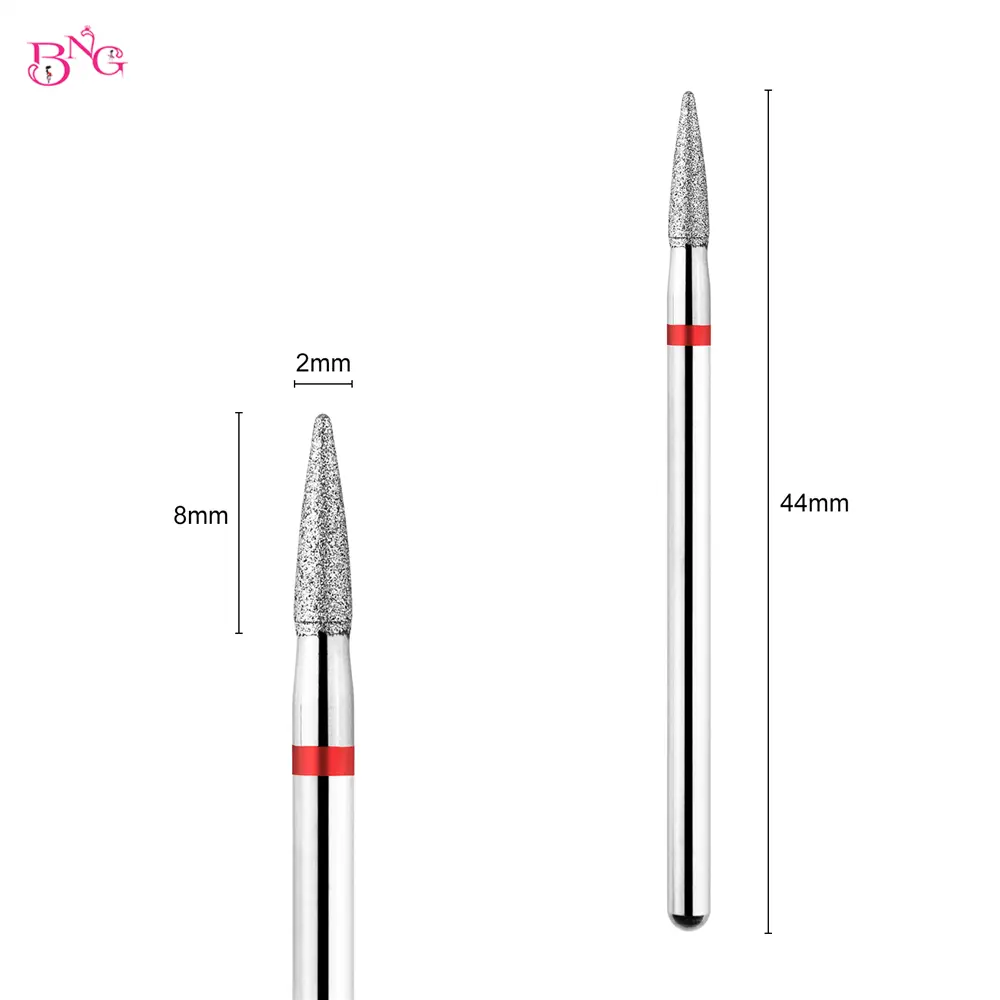 1PC Diamond Nail Drill Bit Pedicure Drill Bits Electric Nail File For Acrylic Gel Nails Cuticle Remover Manicure Pedicure Tools