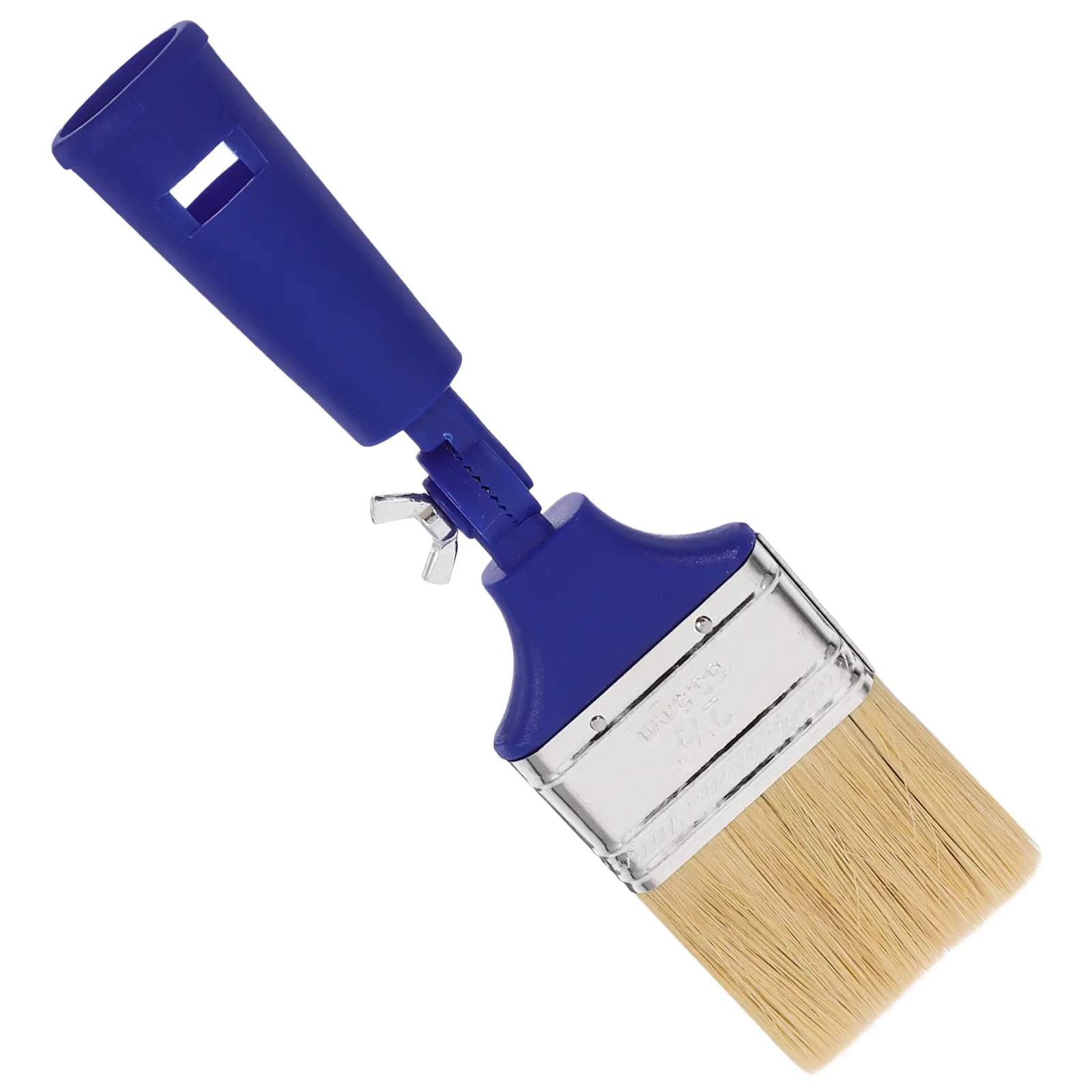 Adjustable Paint Brushes No Dead Ends 270 Degree Angled Blue Small Paddle Water Color Flat Tip Brush For H Painting Art Students