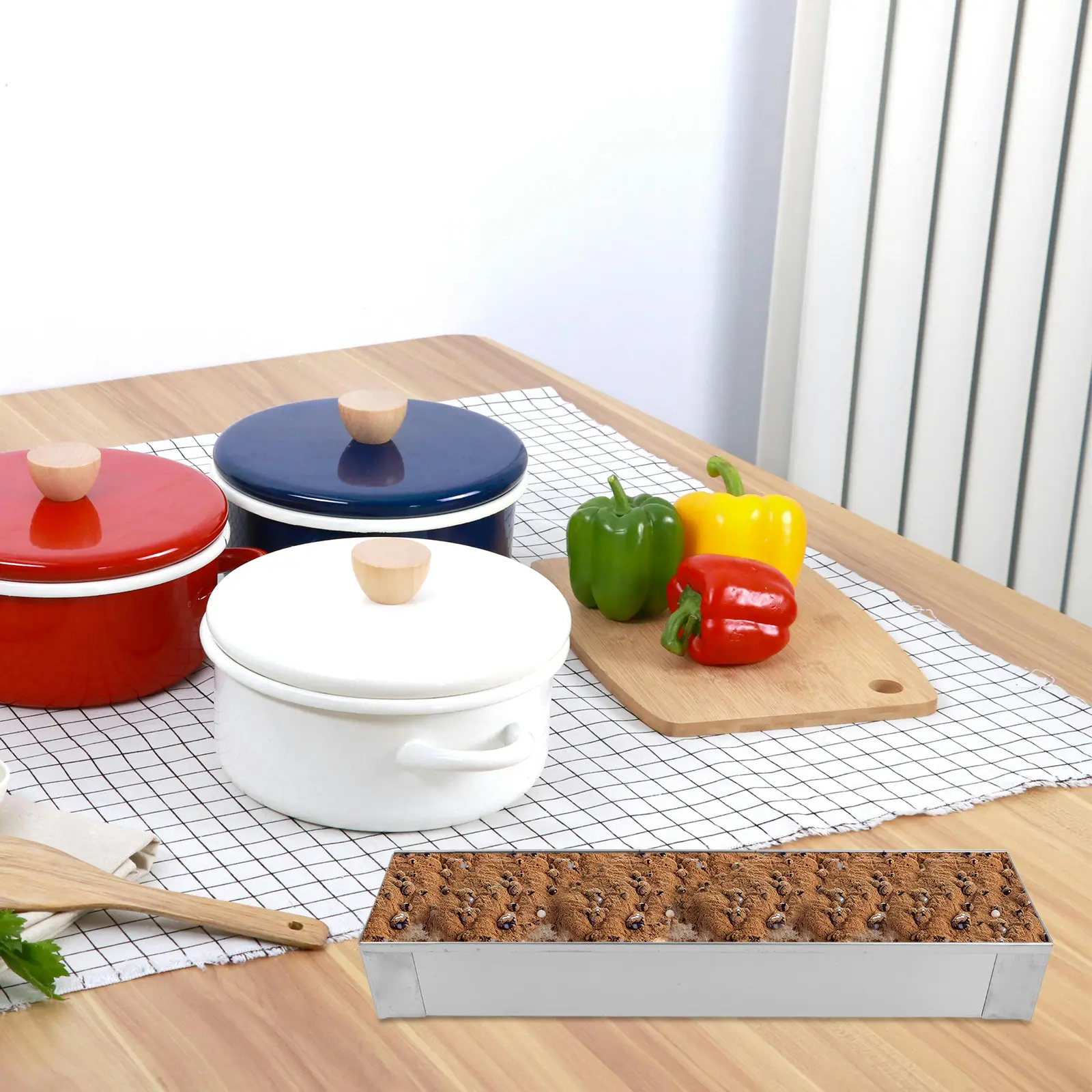 Baking Mold Bread Mousse Cake Metal Bakeware Pastry Stainless Steel Loaf Tin Pan Lasagna with Lid Dessert Trays