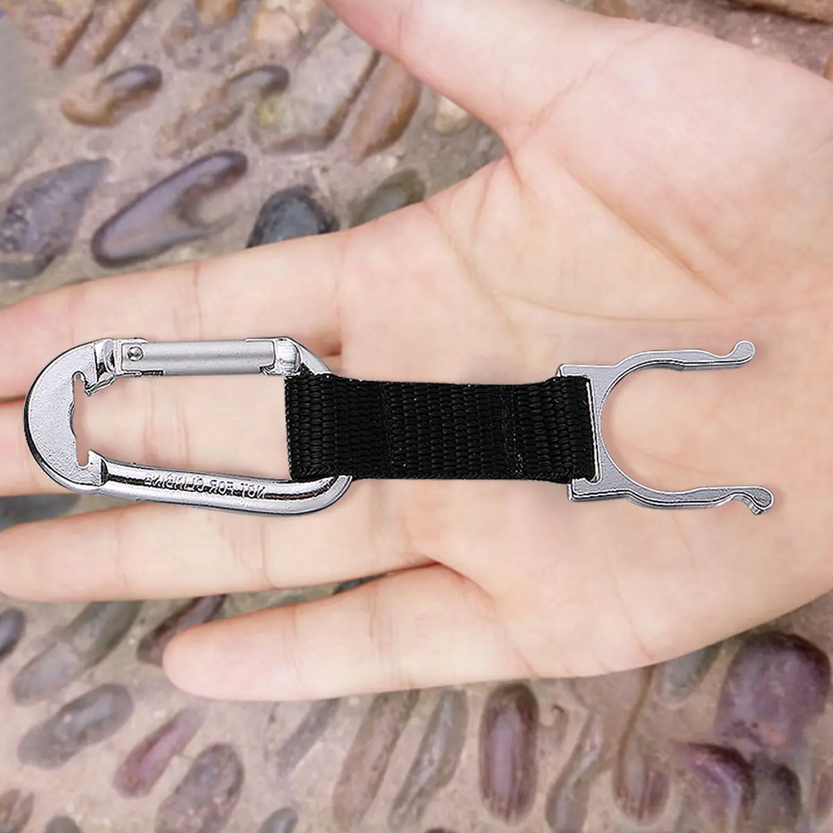 Aluminum Alloy Water Bottle Buckle Portable Bottle Holder Clip Drink Travel Outdoor Hiking Camping Fishing Bike Motorcycle