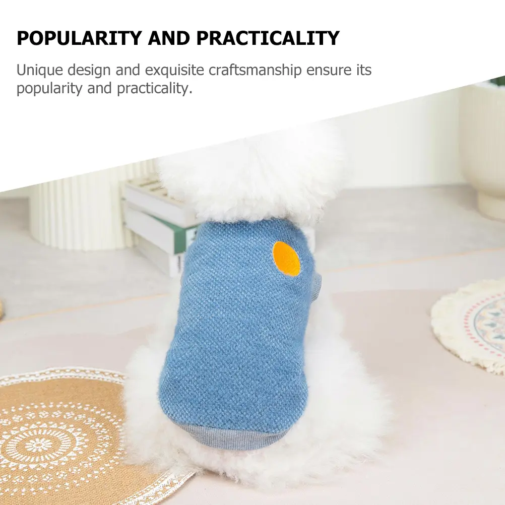 Pet Dog Clothing Warm Costume Ferret Fleece Daily Use Vest Coat Durable Accessories Lovely Clothes Winter Dog Wear
