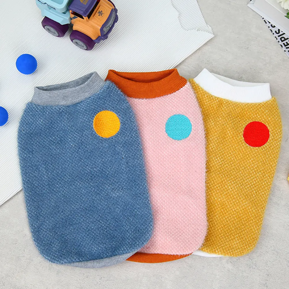 Pet Dog Clothing Warm Costume Ferret Fleece Daily Use Vest Coat Durable Accessories Lovely Clothes Winter Dog Wear