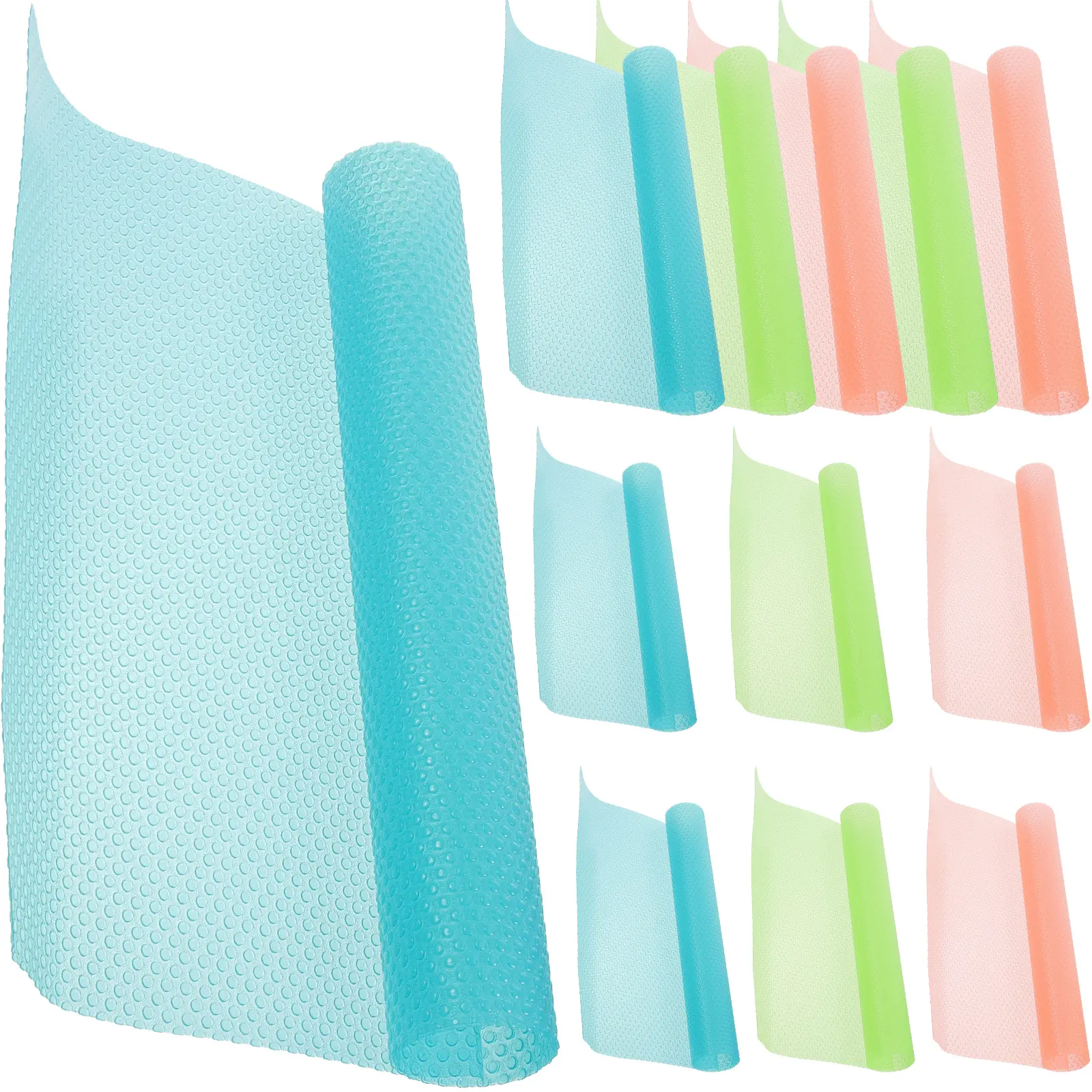 12pcs Silicone Mats Cabinet Liners Fridge Shelf Kitchen Gadgets Waterproof Dust Proof Easy Clean Protect Furniture ganizing