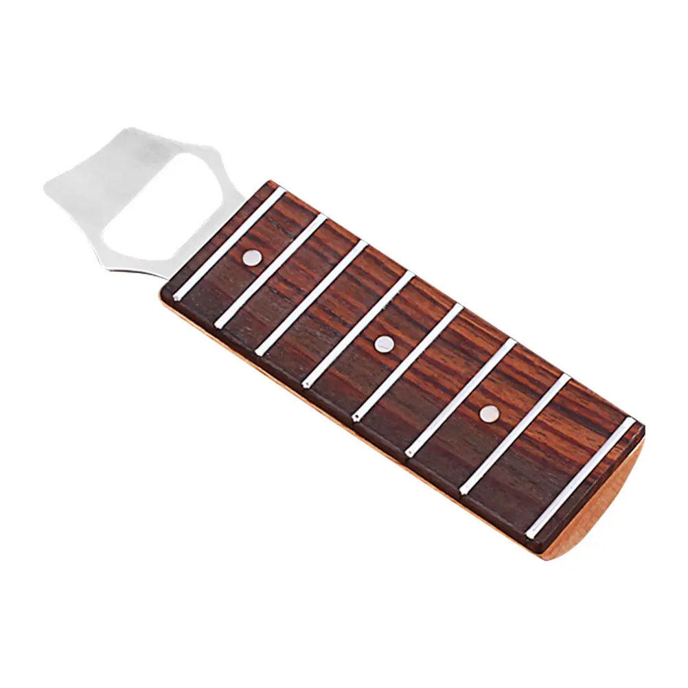 Guitar Handle Bottle Opener Beer Openers Musical Instrument Bamboo Shaped Keychain
