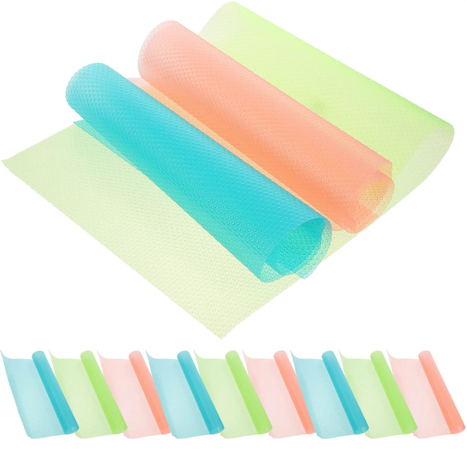 12pcs Silicone Mats Cabinet Liners Fridge Shelf Kitchen Gadgets Waterproof Dust Proof Easy Clean Protect Furniture ganizing