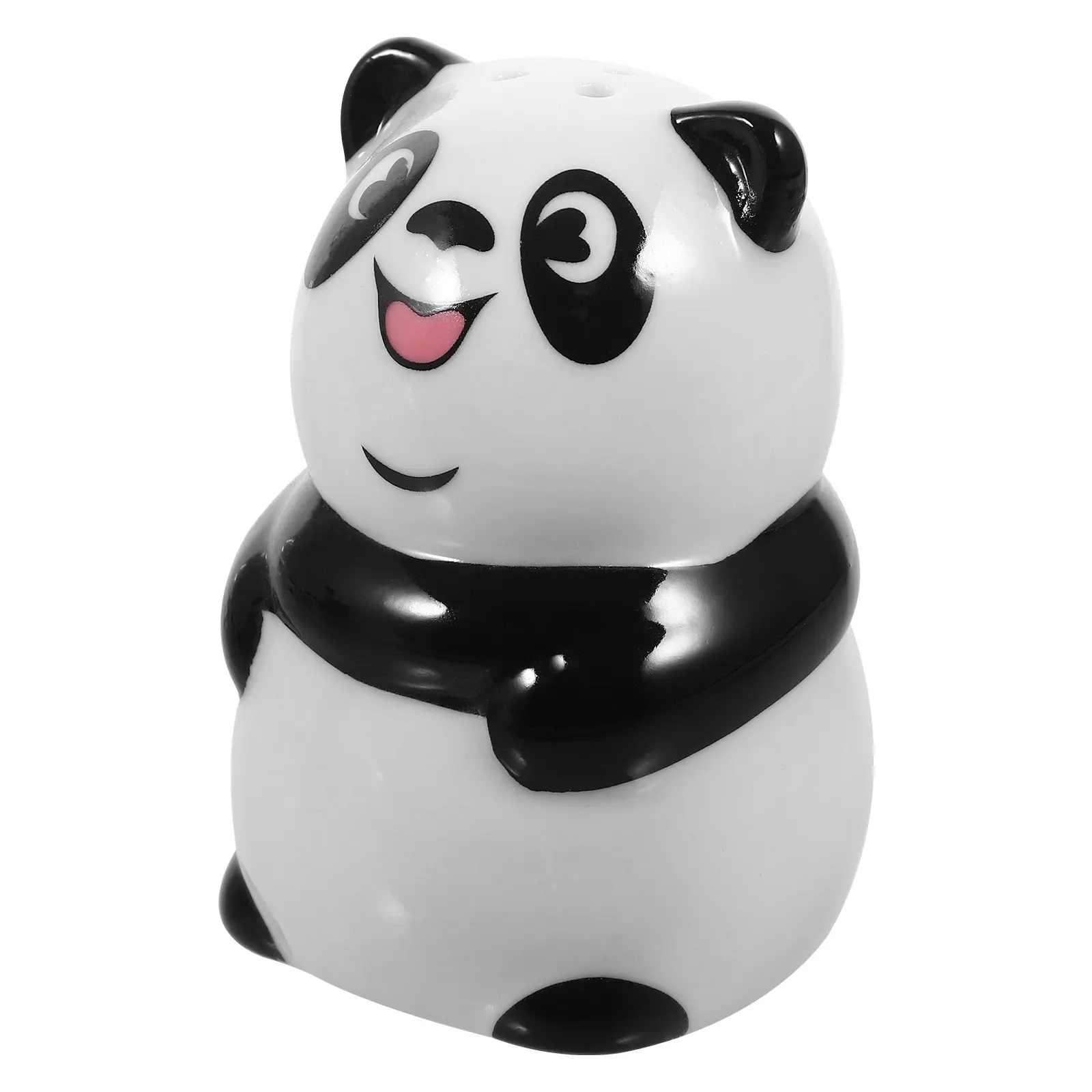 Spice Jar Toothpick Holder Cute Ceramic Empty Small Funny Dispenser Cartoon Kitchen Dining Tableware Restaurant Accessories