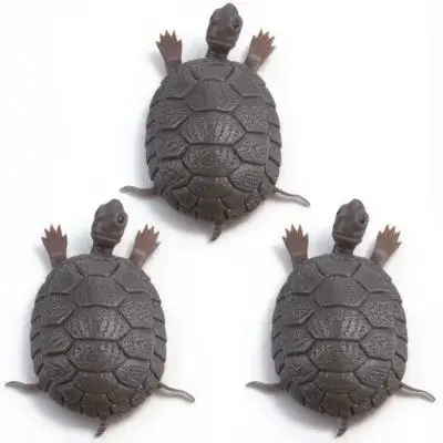 3pcs Plastic Turtle Fake Turtle Simulation Fish Tank Decoration Aquarium Toy nament Lifelike Underwater Kids Play Decor