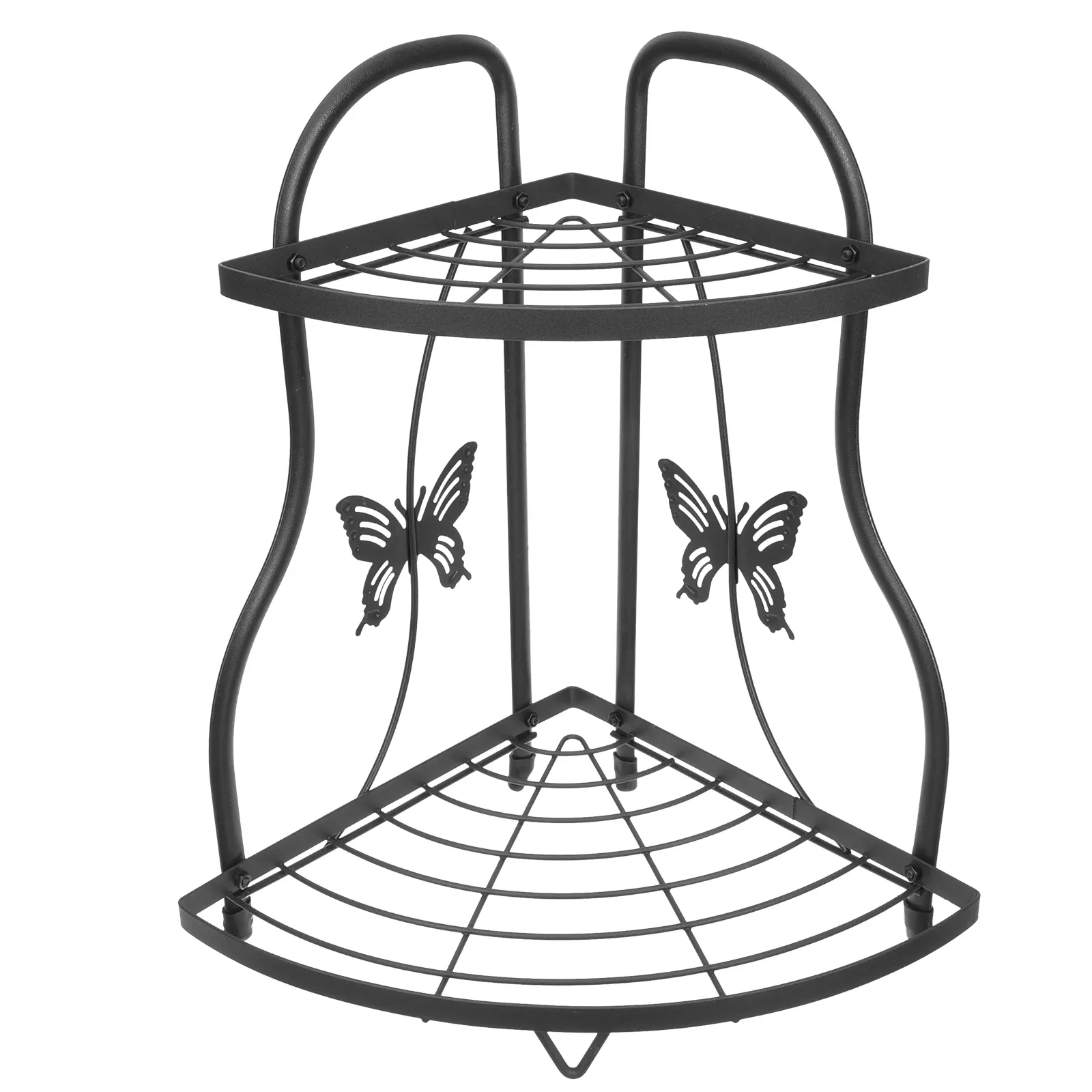 1pcs Multi-Functional Wrought Iron Storage Shelf Organizer For Kitchen Countertop Bathroom Pantry Home Metal Iron Rack