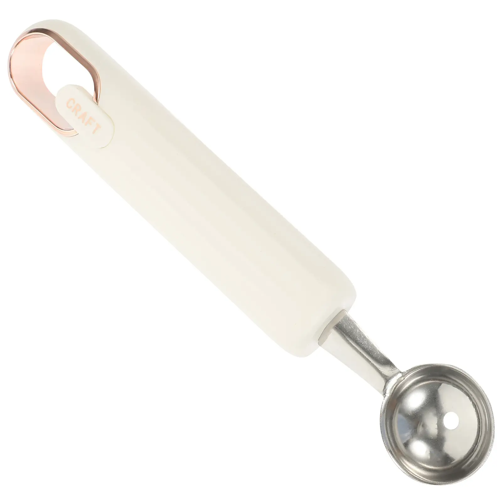Stainless Steel Watermelon Baller Kitchen Fruit Spoon Melon Scoop Tool Lightweight Easy Clean Round Edge Dessert Cafe Bar