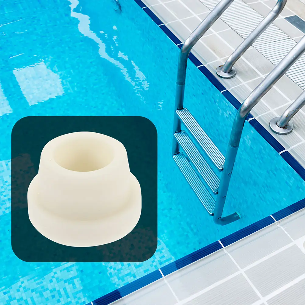 2pcs Swimming Pool Ladder Gasket Rubber Caps Antislip Protective Cover Spa Accessories Durable Material Easy Installation Dual