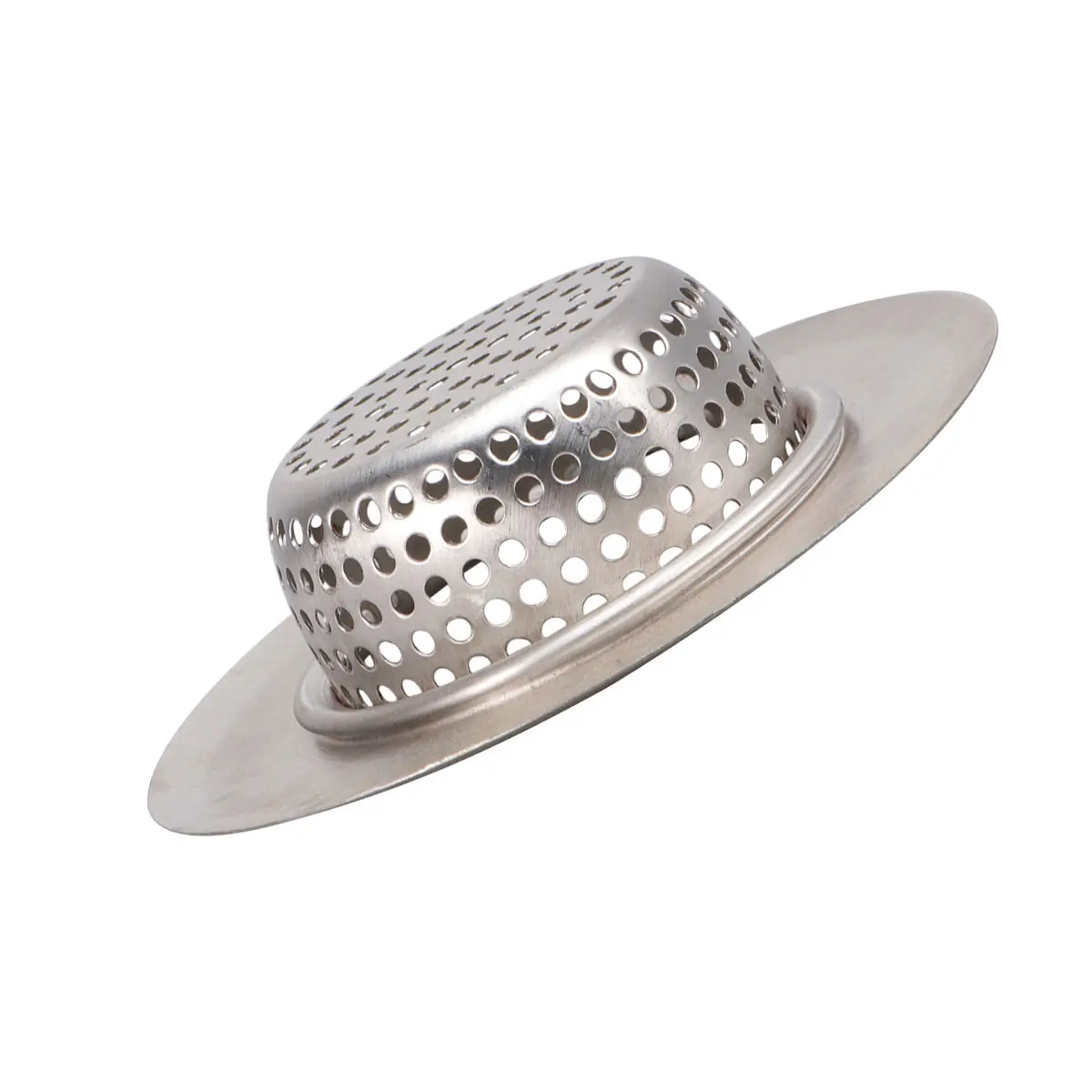 Filter Shower Screen Drain Stainless Steel Sink Strainer Basket Tub for Wash Basin