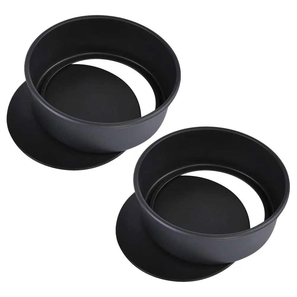 2Pcs Cake Mold 6 Inch Round Stainless Steel Small Pans Detachable Bottom Easy Clean Oven Safe Cake Pan Baking Tin Kitchen