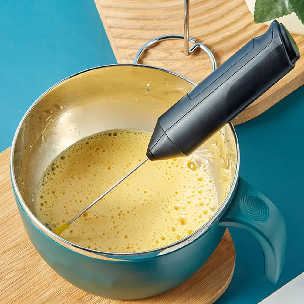 1 set Electric Egg Beater Hand Mixer Kitchen Gadget Small Voice Cream Whisker ABS Stainless Steel Baking Dough Milk Egg Tool