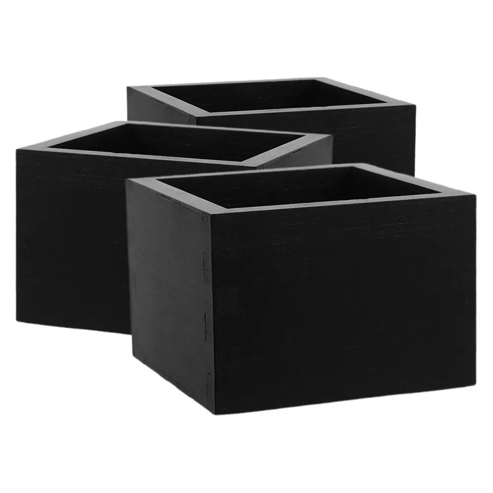 3Pcs Wooden Sake Cups Square Japanese Wood Cup Set Storage Box Sushi Restaurant Family Gathering Wooden Asian Tea