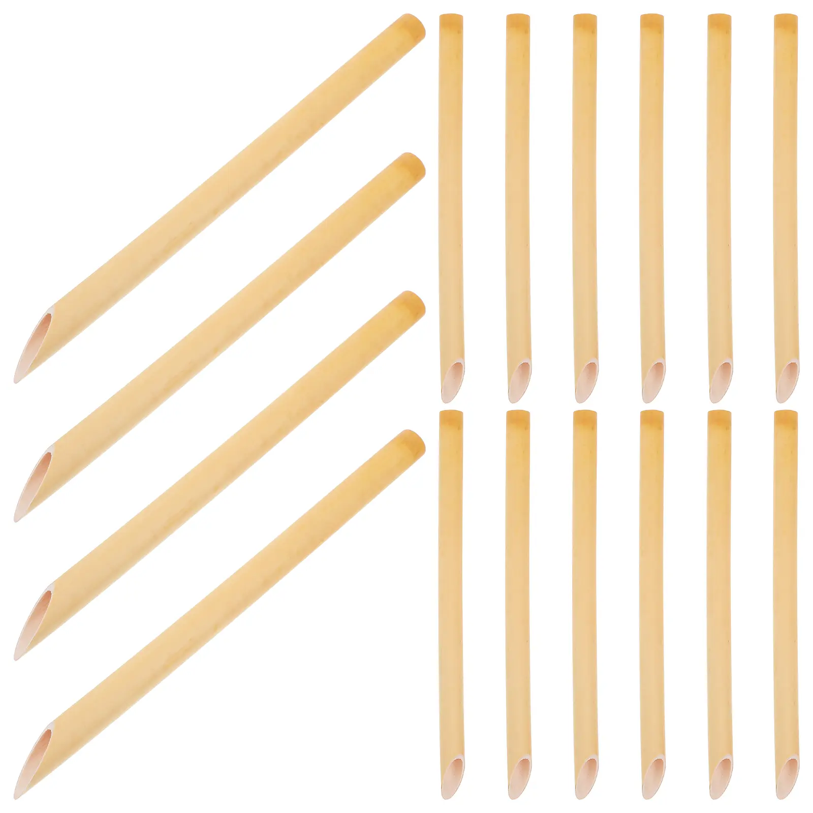 20pcs Reed Bee Tubes Natural Hollow Rod for Beekeeping Pollination DIY Replacement Bees House Supplies Beehive Props