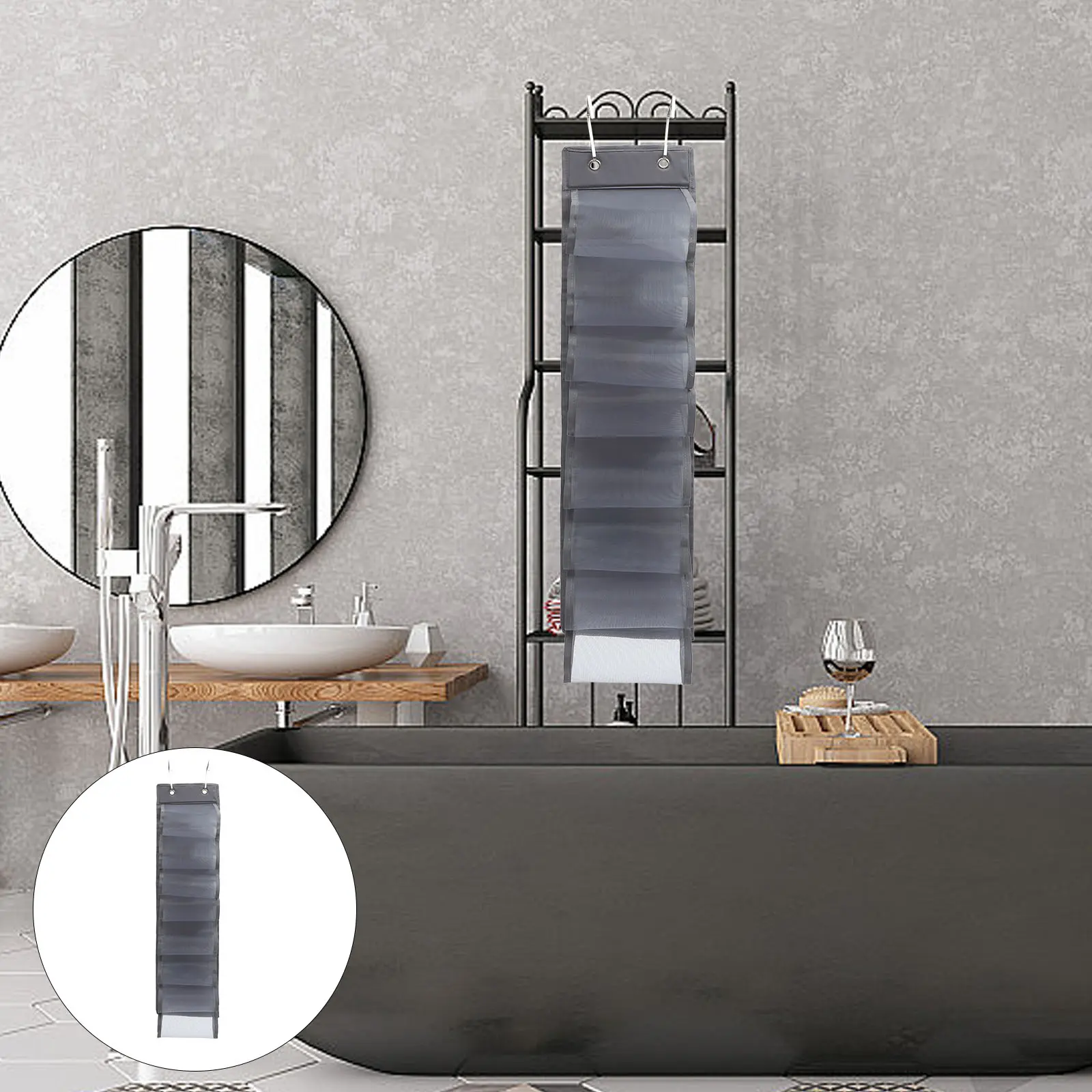 16 Layers White Multi functional Clothes Hanging Storage ganizer for Towel Shirt T Shirts Leggings Scarf Bath Closet Space