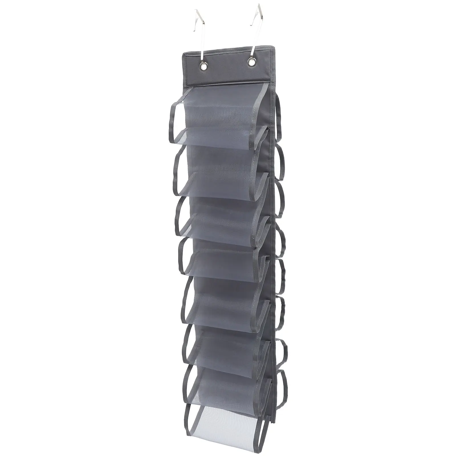16 Layers White Multi functional Clothes Hanging Storage ganizer for Towel Shirt T Shirts Leggings Scarf Bath Closet Space