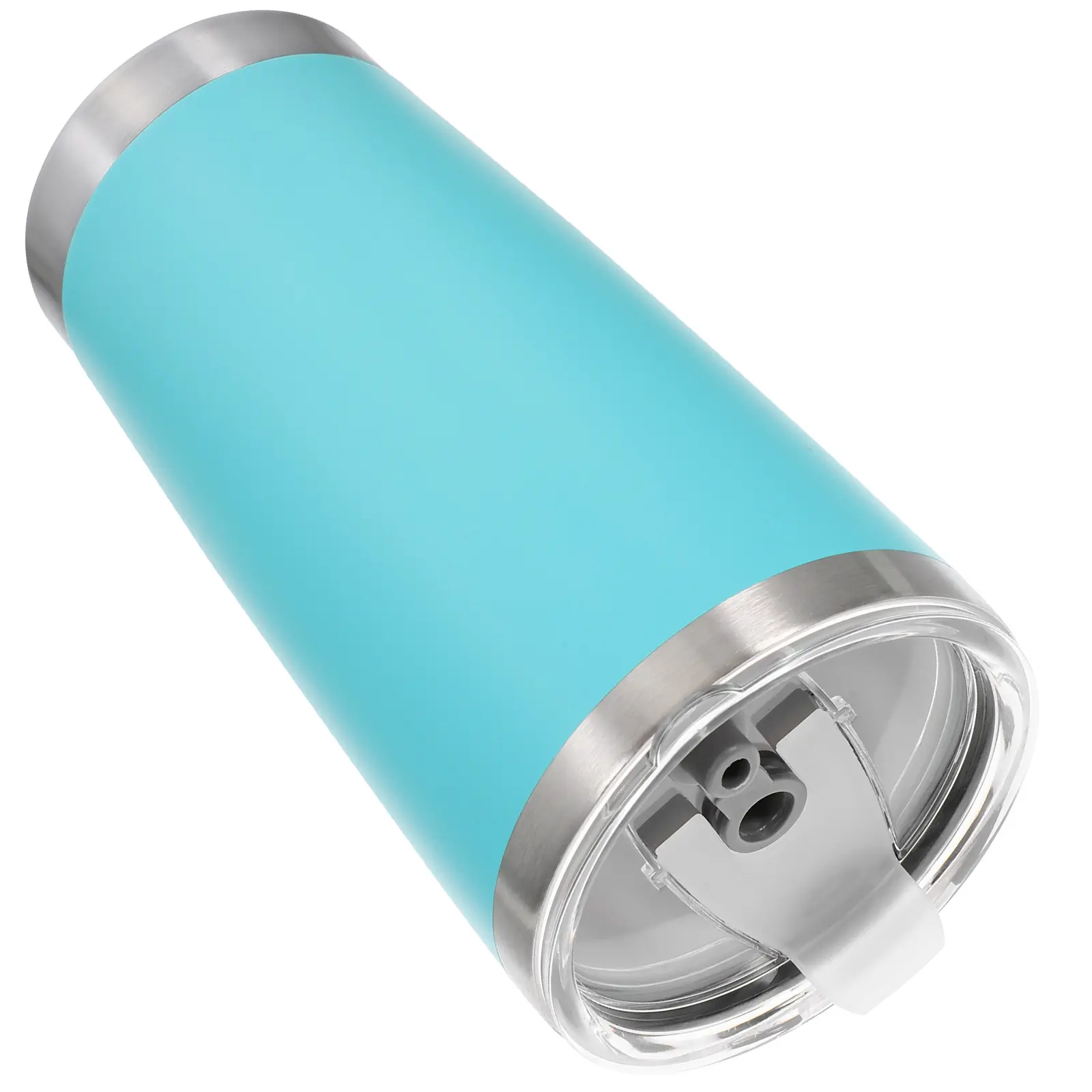 Stainless Steel Insulated Water Cup Portable Vacuum Flask for Travel Car Coffee Mug Blue Lightweight Outdoor Practical