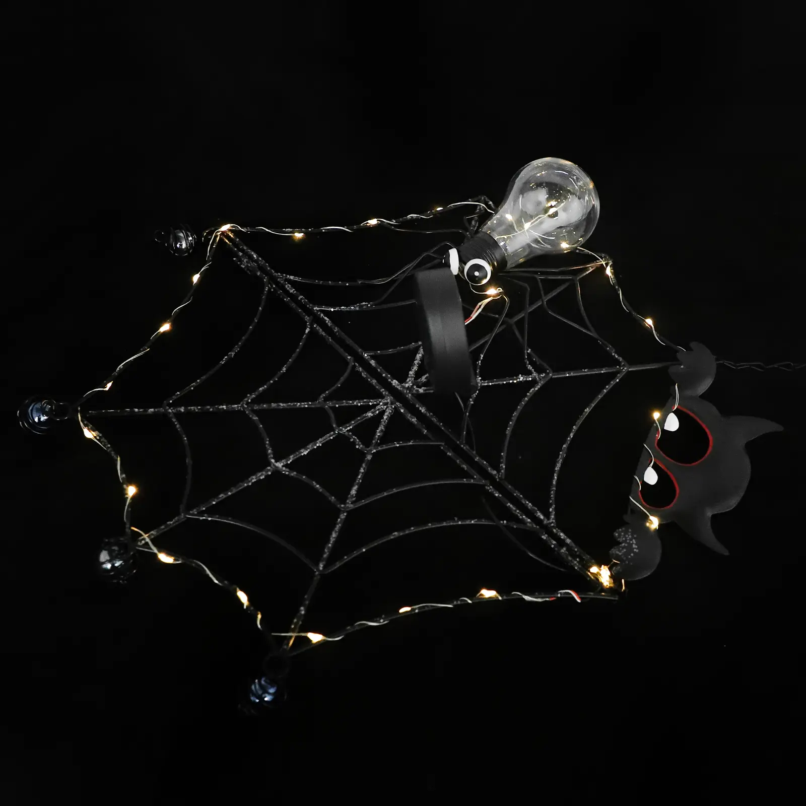 Spiderweb Hanging Durable Plastic Door Front Yard Decor Outdoor Indoor Spider Lights Wall Door Home Embellishment Easy Clean